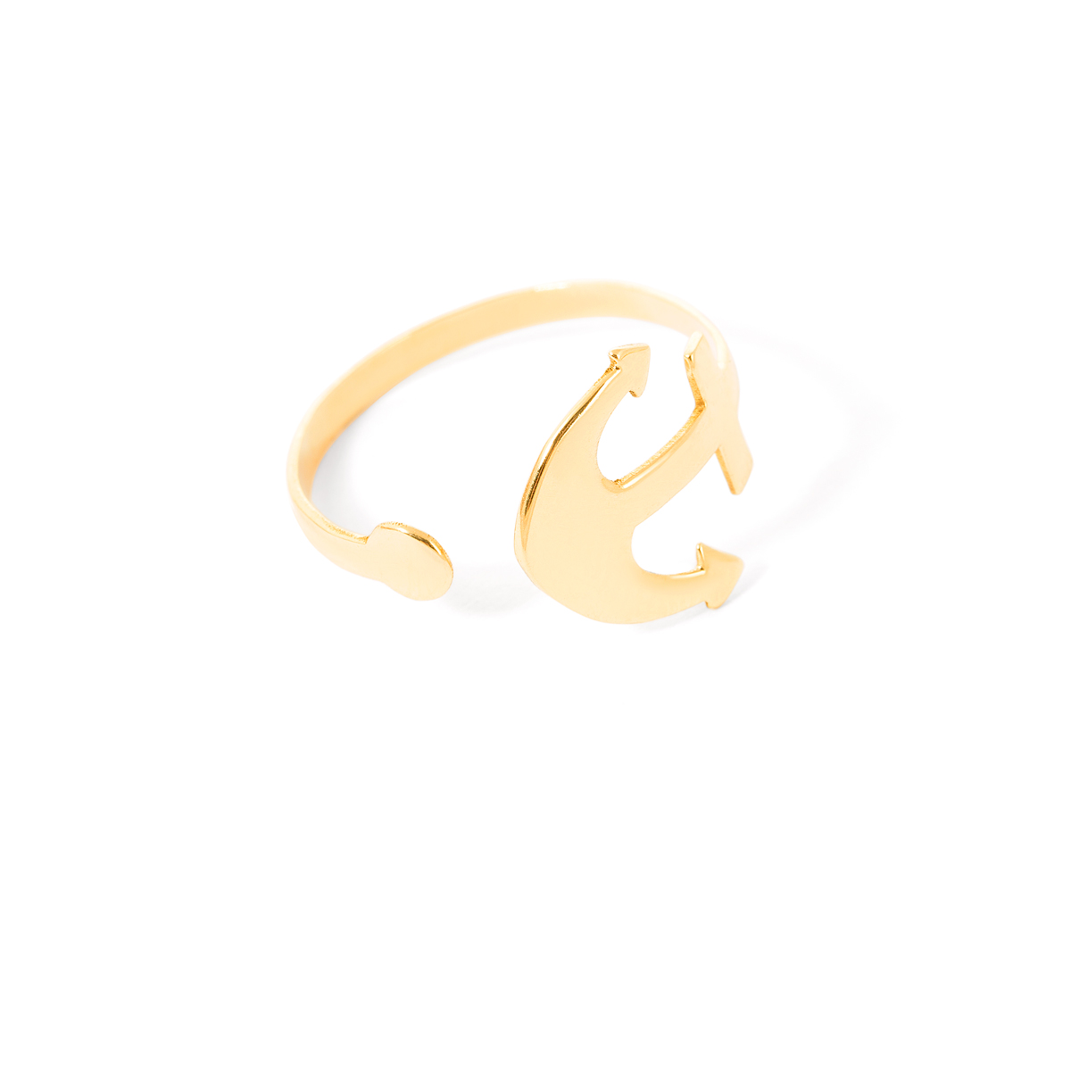 Anchor gold ring g Anchor gold ring g