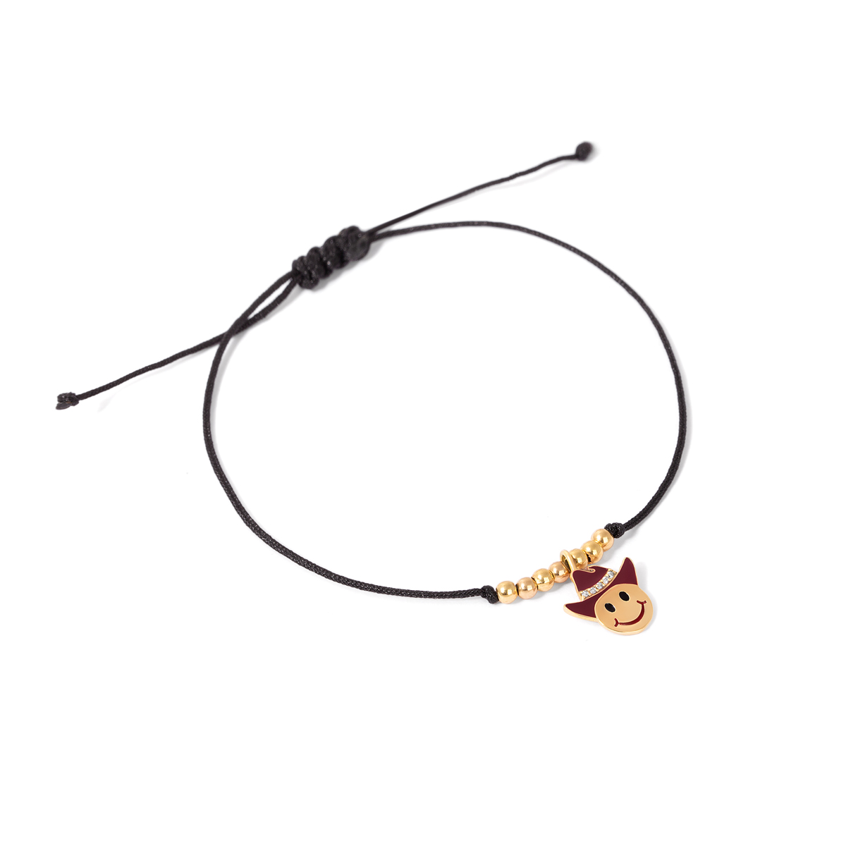 Happy woven gold bracelet g Happy woven gold bracelet g