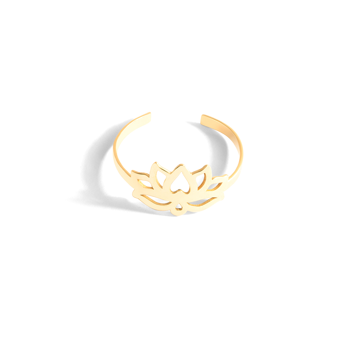 Lotus gold ring G Lotus gold ring G
