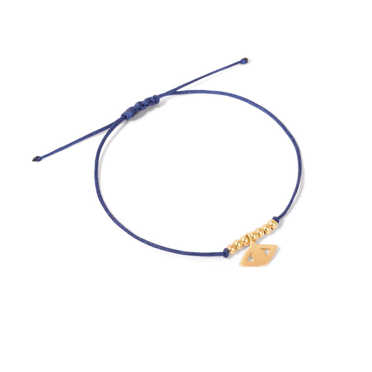 Orb and eye gold bracelet g