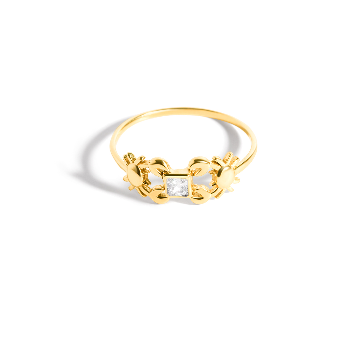 Crab gold ring g