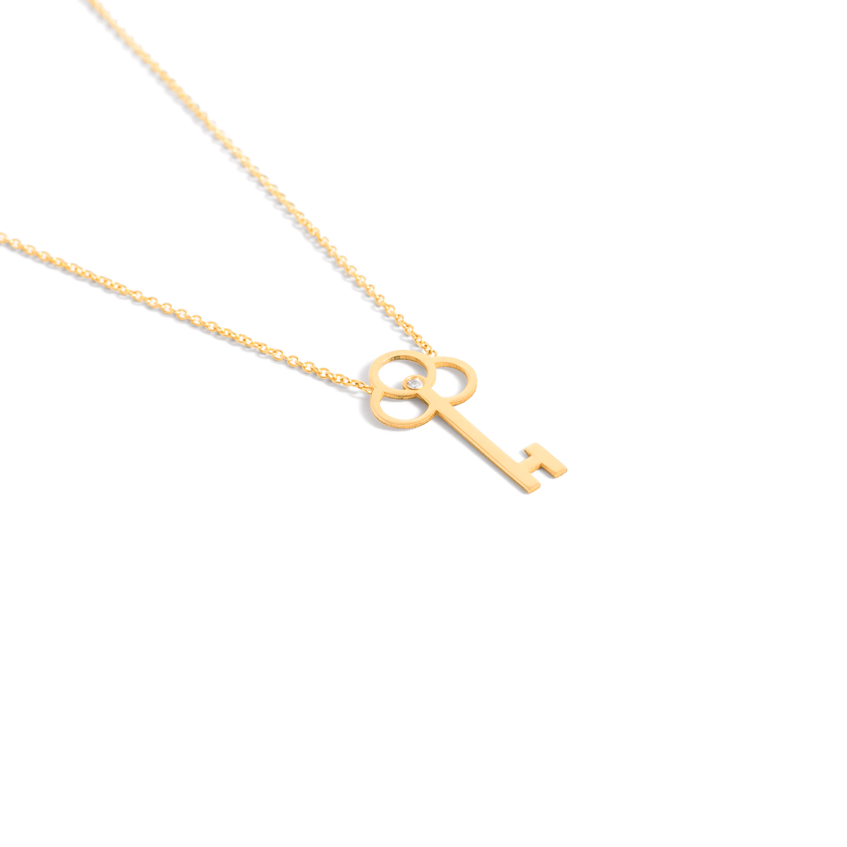 Key gold necklace g Key gold necklace g