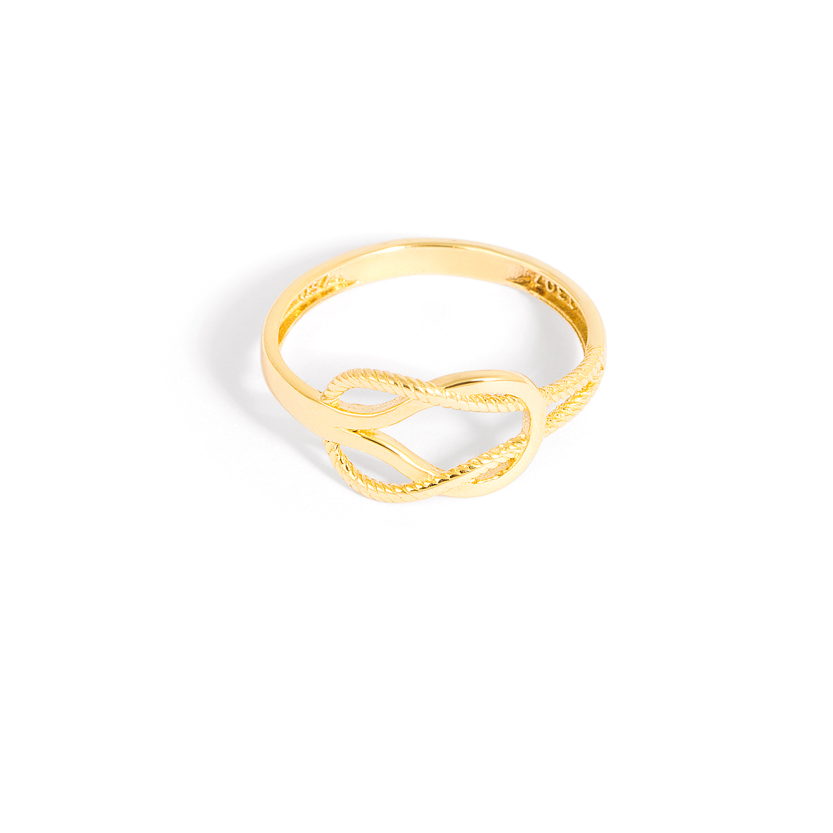 Knotted gold ring g Knotted gold ring g