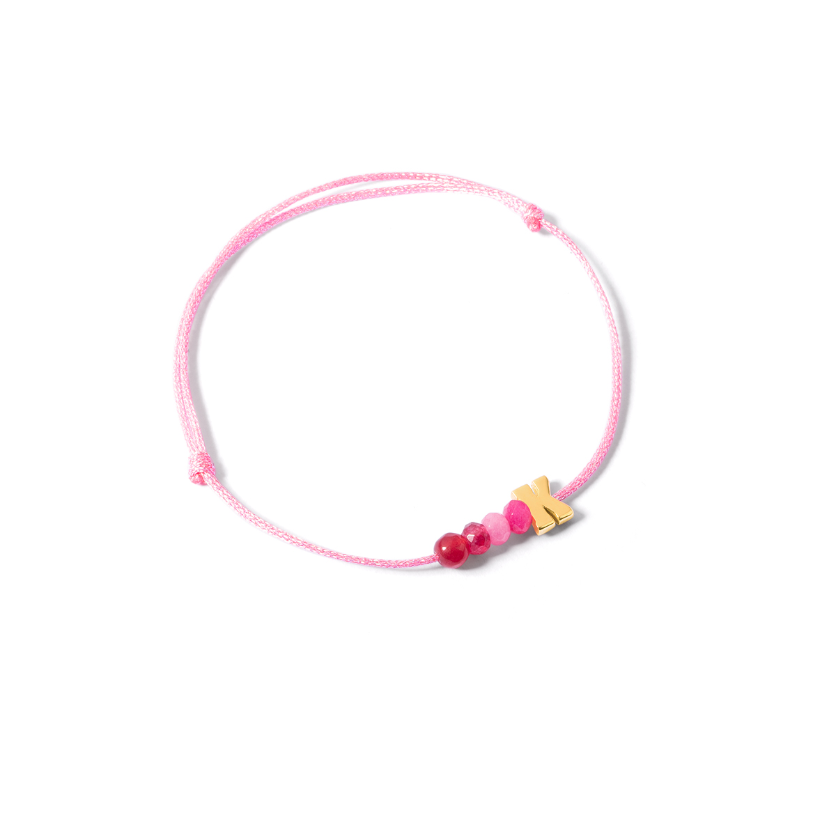 Gold letter K braceletG