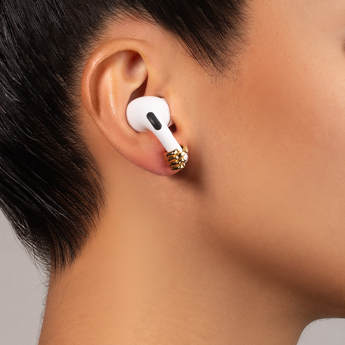 گوشواره طلا تک لنگه دست - تصویر 3