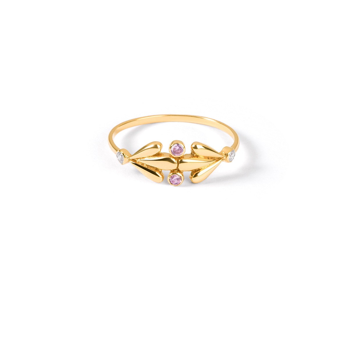 Four Luna Madeline gold ringG