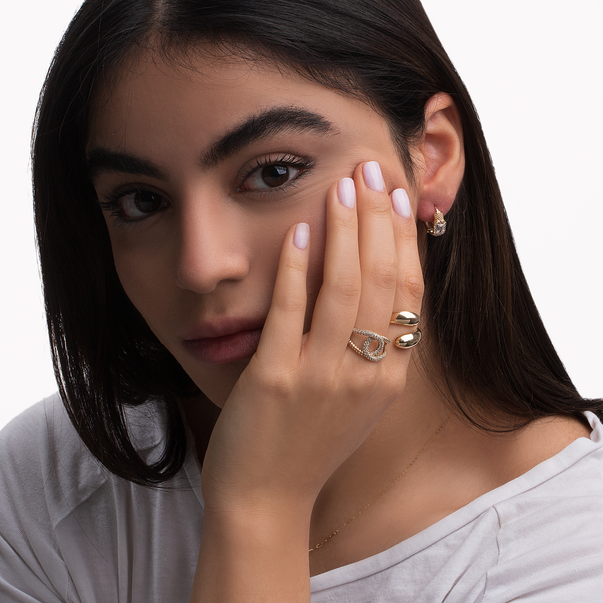 انگشتر طلا نگین دار ماهور - تصویر 5