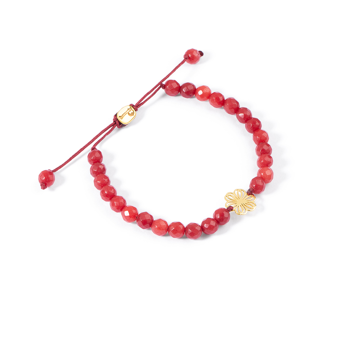 دستبند طلا سنگی گل گالری طلا پرسته