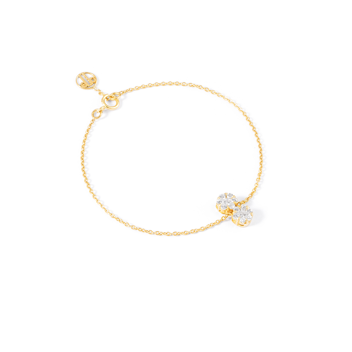 دستبند طلا زنجیری فلاور گالری طلا پرسته