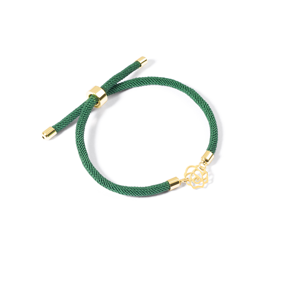 دستبند طلا بافت گل رز گالری طلا پرسته