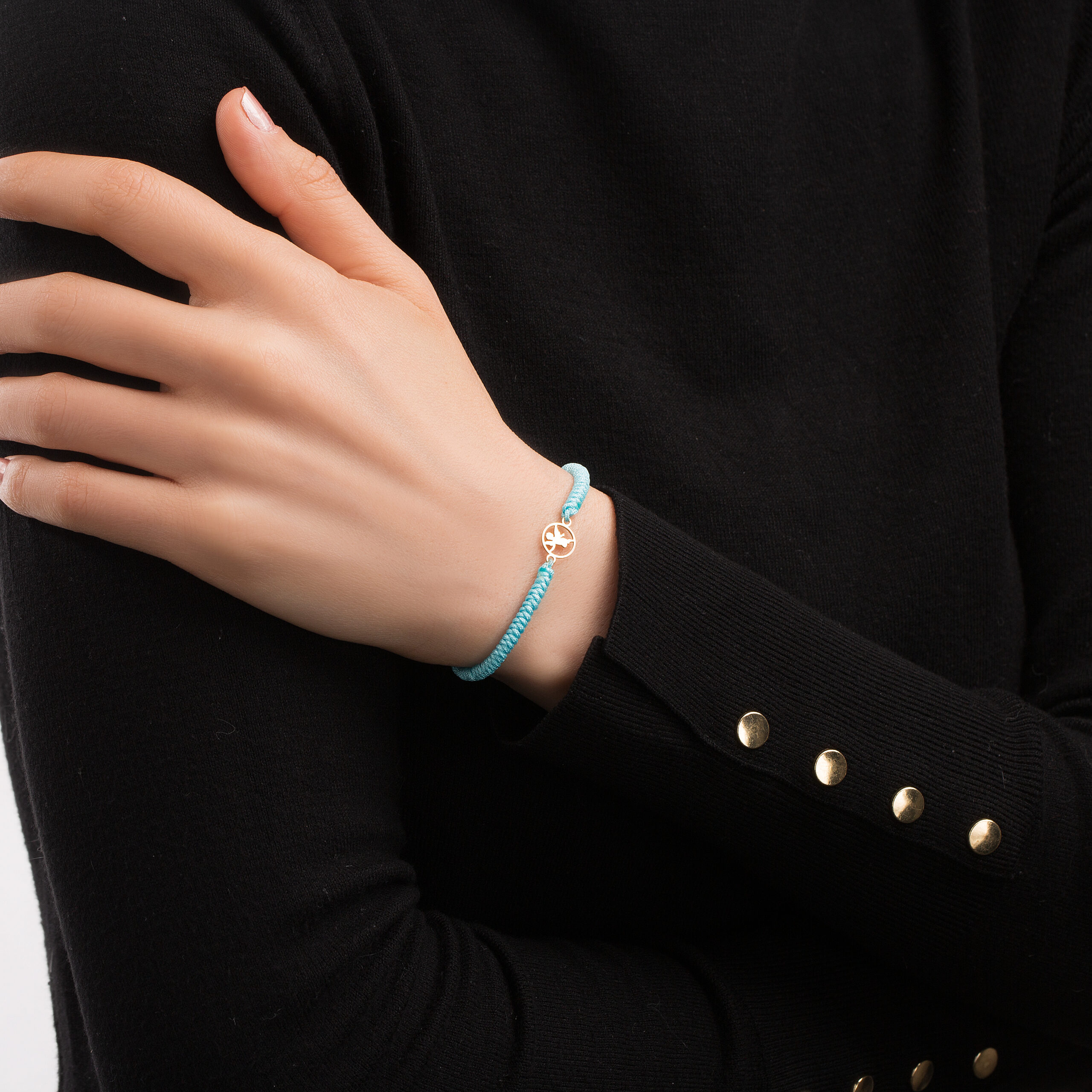 دستبند طلا بافت فرشته گالری طلا پرسته