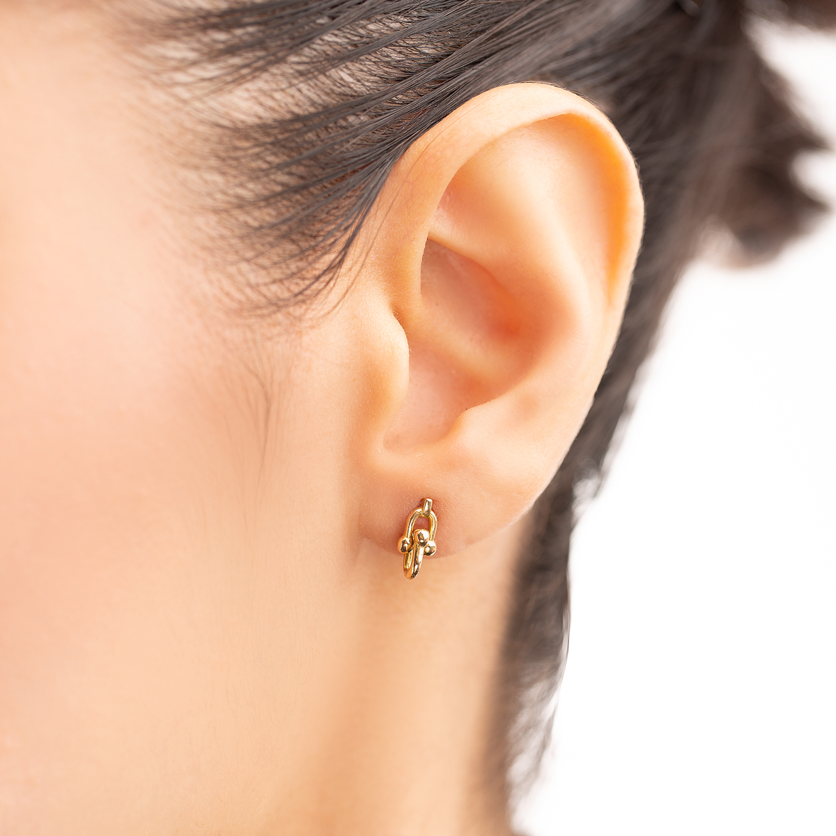 گوشواره طلا تک لنگه تیفانی گالری طلا پرسته