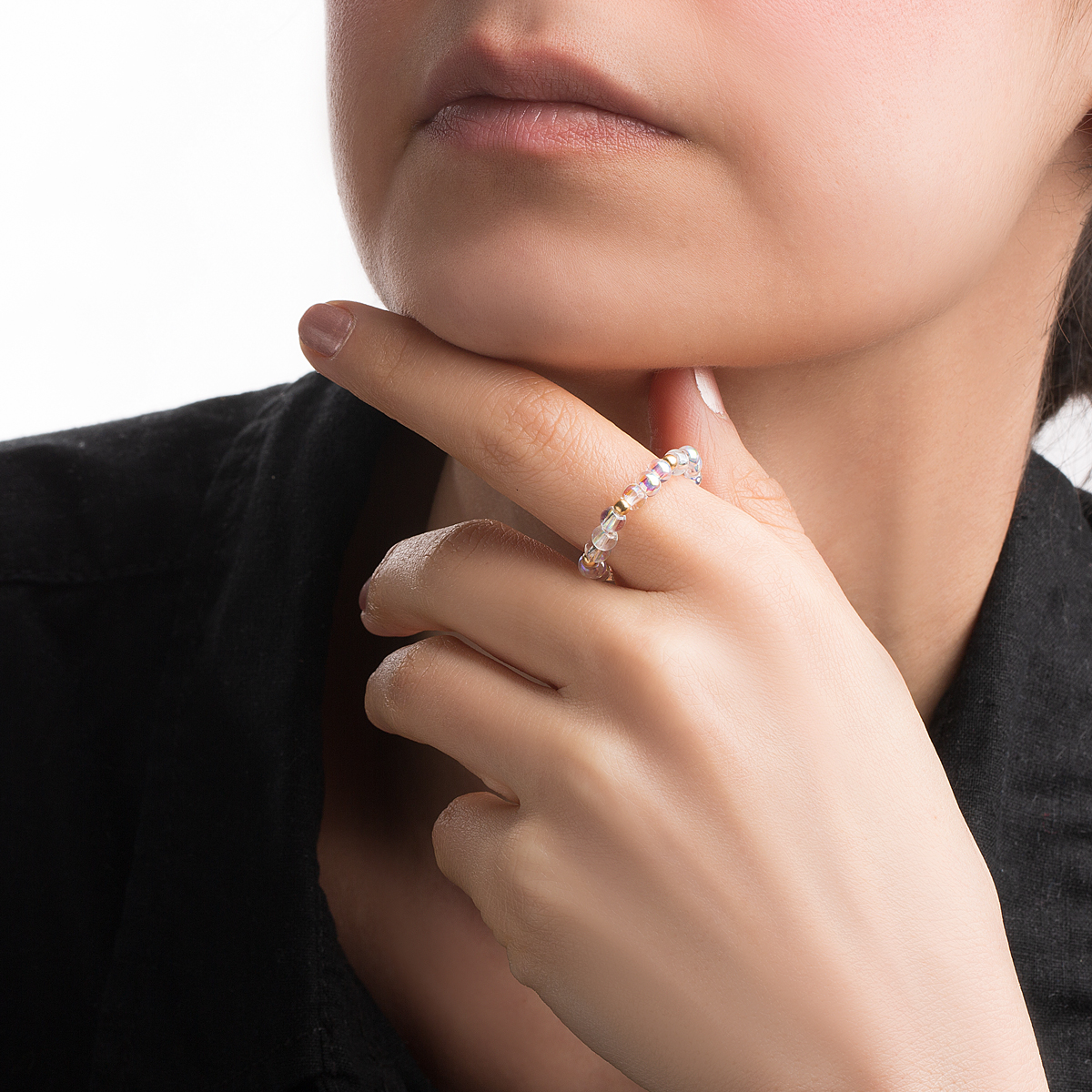 انگشتر طلا سنگی شش گوی گالری طلا پرسته