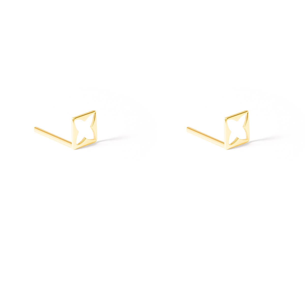 گوشواره طلا گل لوران گالری طلا پرسته