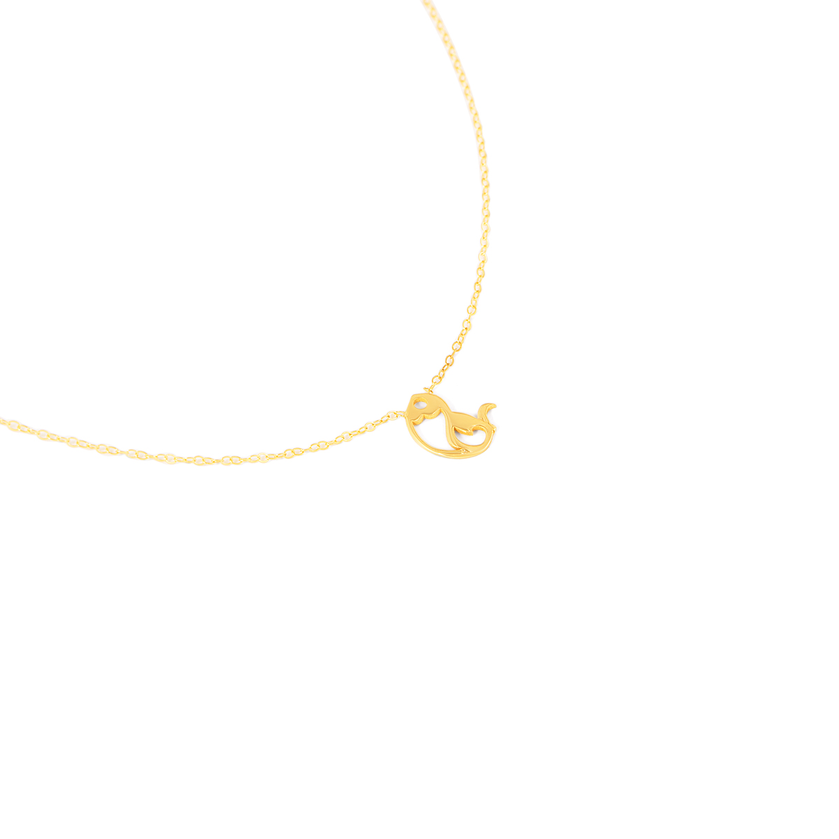 گردنبند طلا ماهی گالری طلا پرسته